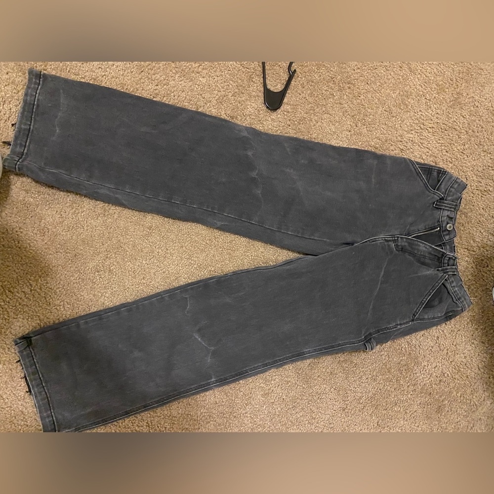 brandy melville black cargo jeans